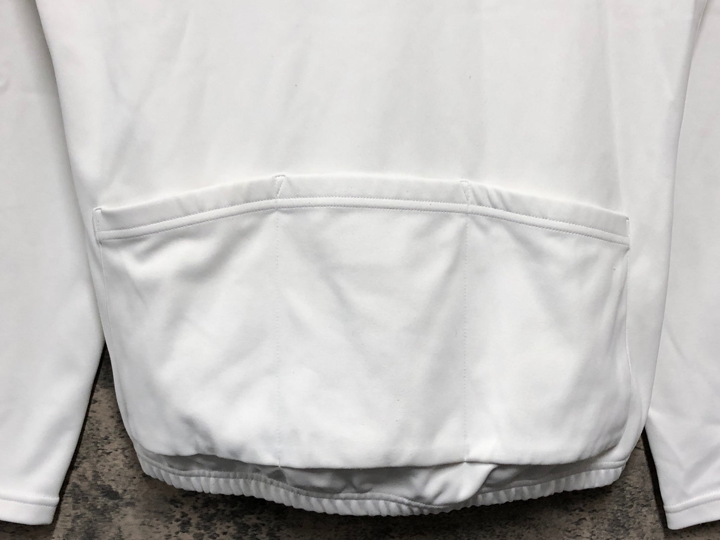 JC206 パールイズミ PEARL iZUMi 長袖 サイクルジャケット 白 黒 L 裏起毛