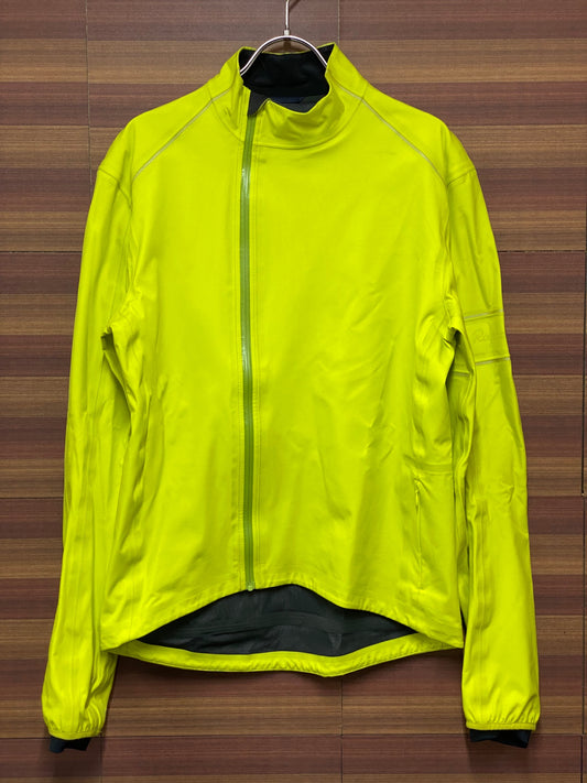 HT999 ラファ Rapha HARD SHELL JACKET 長袖 サイクルジャケット 黄 M ※汚れ、ジッパー破損