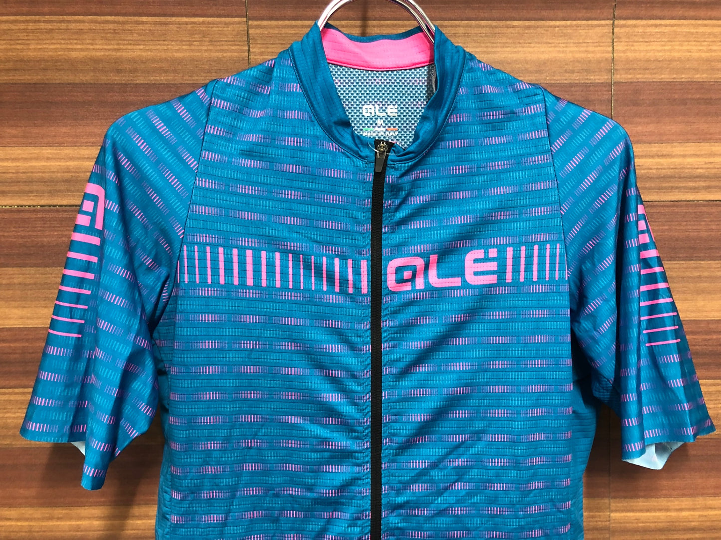 IN393 アレ ALE PR.R 半袖 サイクルジャージ 青 M ※ほつれ