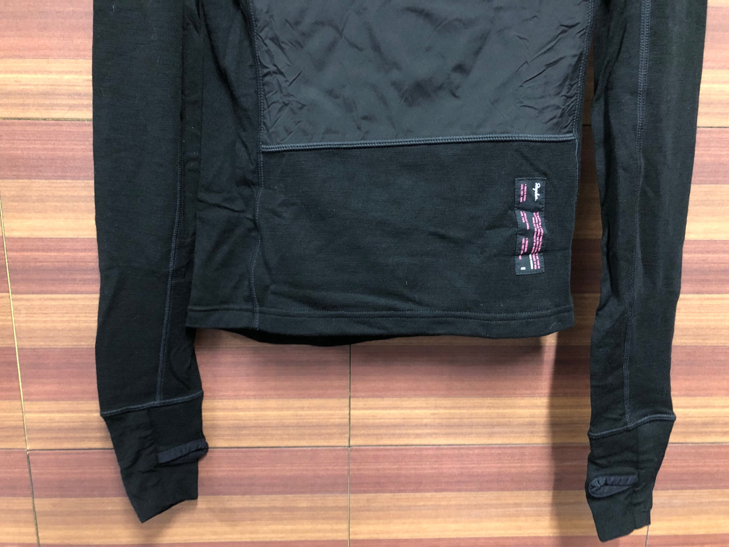 IT304 ラファ Rapha DEEP WINTER WINDBLOCK BASE LAYER 長袖 べースレイヤー 黒 XS