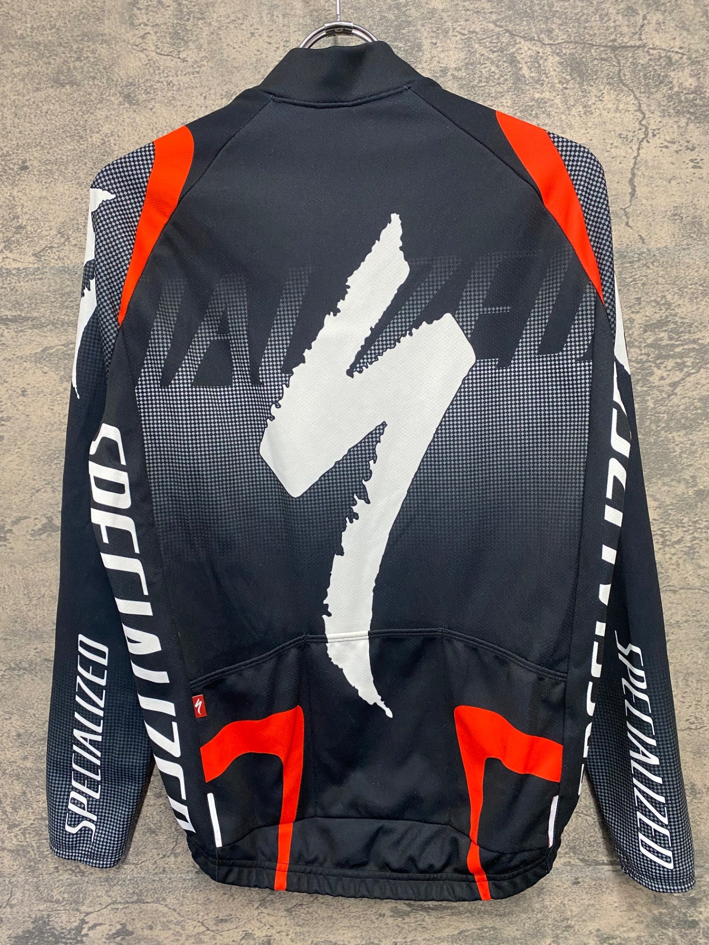 IZ307 スペシャライズド SPECIALIZED 長袖 サイクルジャージ 黒 S 裏起毛