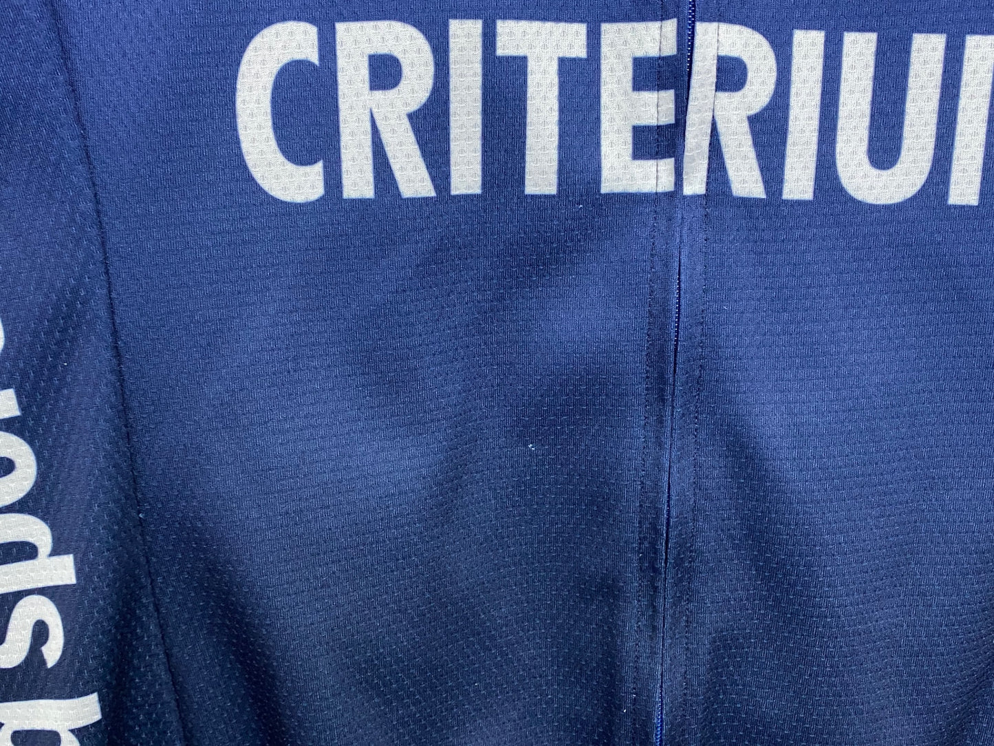 IV588 ルコックスポルティフ le coq sportif 半袖サイクルジャージ 青 L SAITAMA CRITERIUM