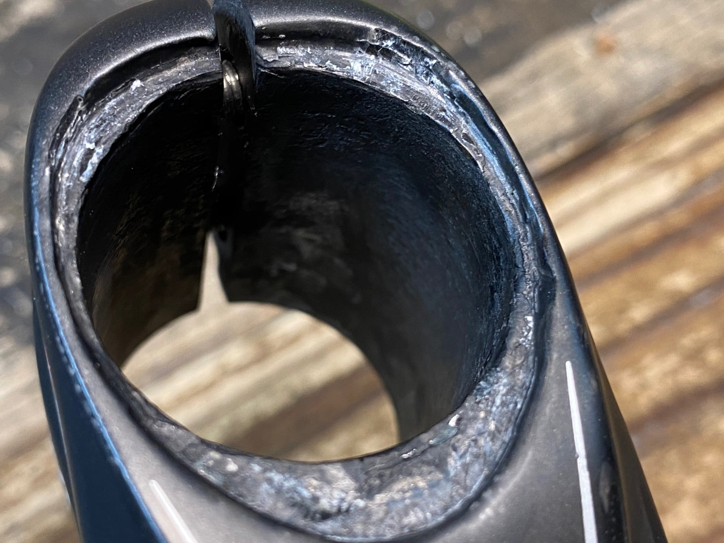 IY303 ITM X-ONE ステム カーボン 90mm Φ31.8 1-1/4 ※コラム側内ガリ傷