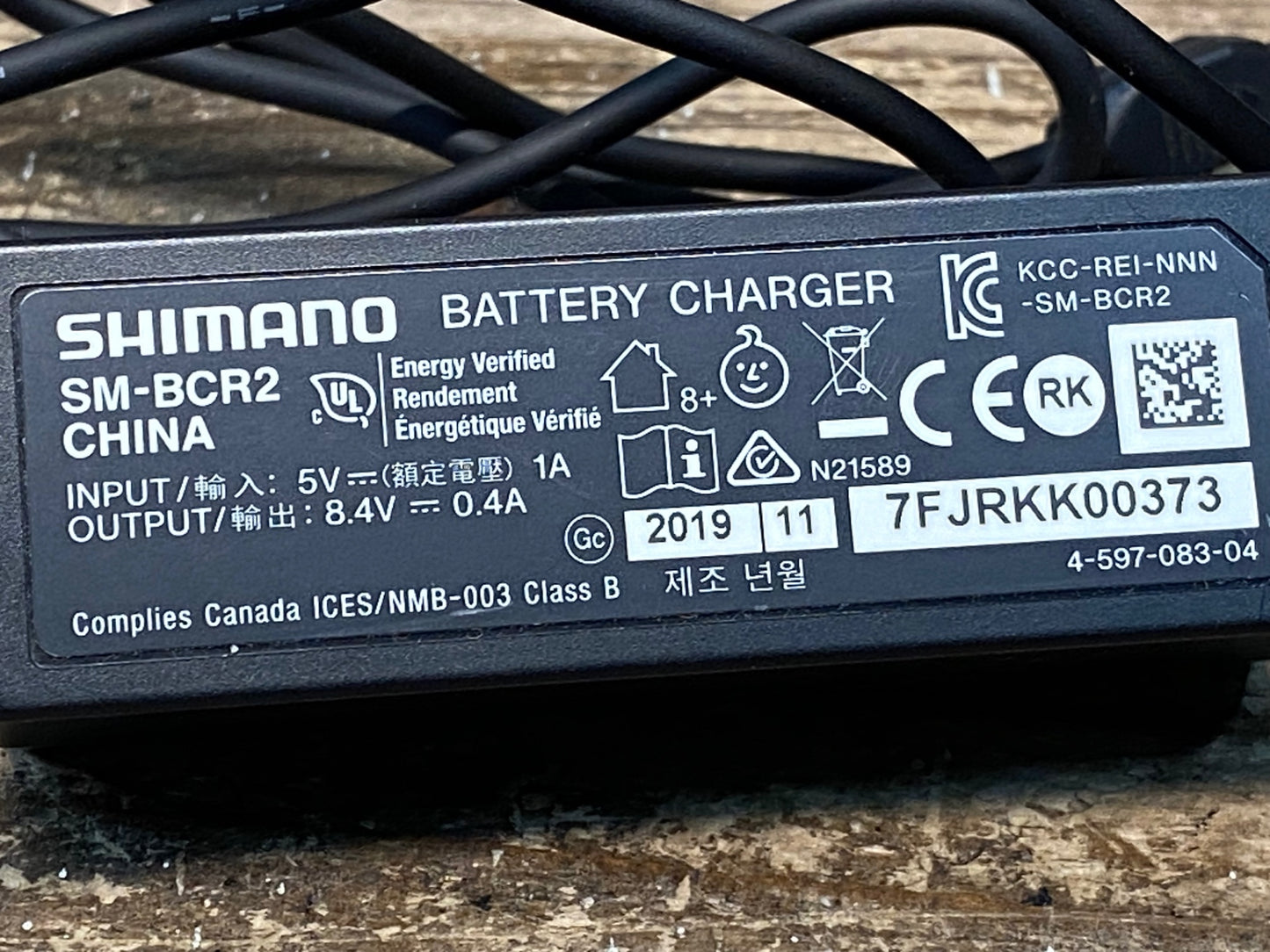 IJ373 シマノ SHIMANO Di2 SM-BCR2 充電アダプター