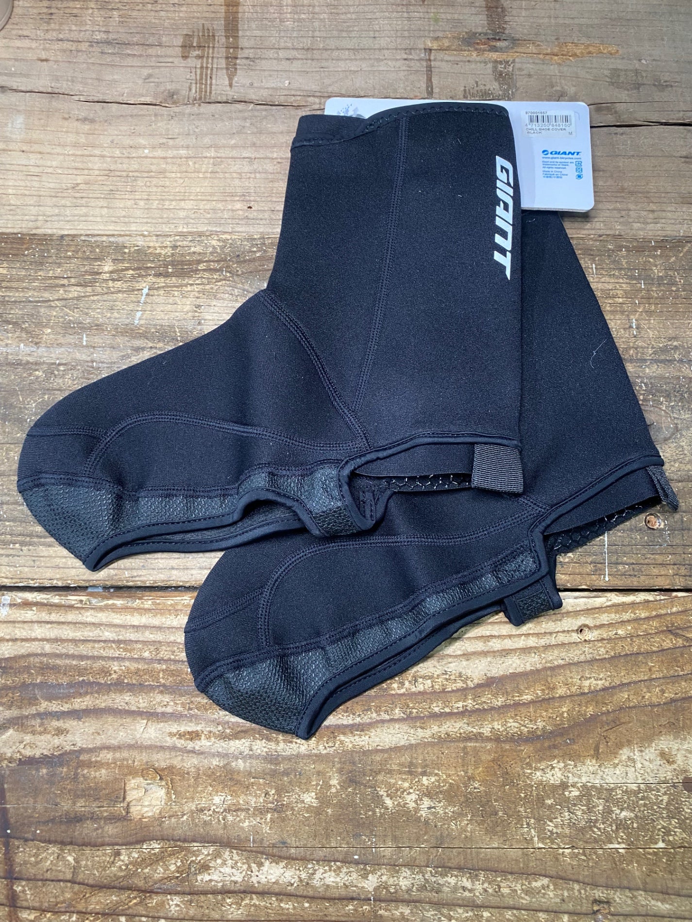 IV940 ジャイアント GIANT シューズカバー 黒 M 裏起毛