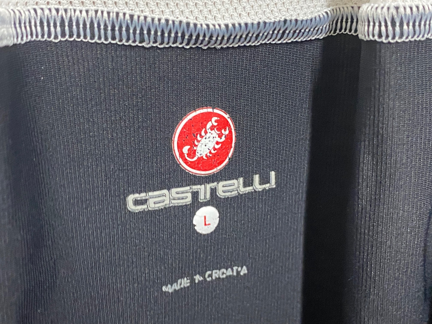 IZ354 カステリ CASTELLI ROSSO CORSA ビブショーツ L ブラック