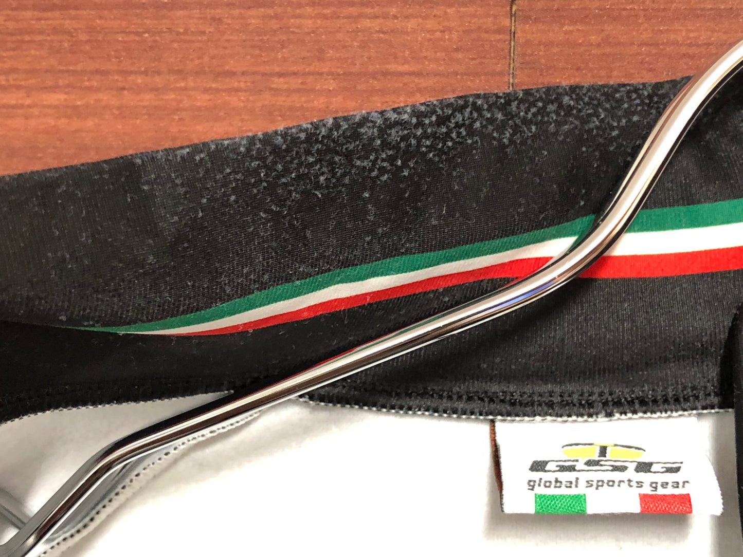 IP092 ジェッセージ GSG 長袖 サイクルジャージ 黒 L 裏起毛