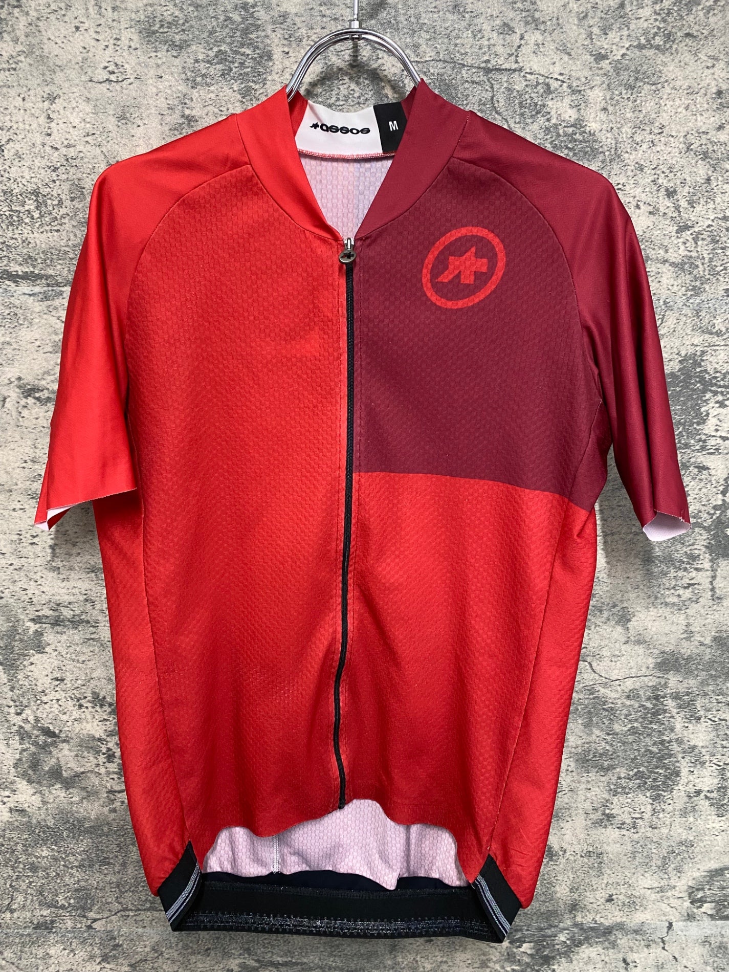 IX401 アソス assos ミレ MILLE GT Jersey C2 EVO 半袖 サイクルジャージ 赤 黒 M