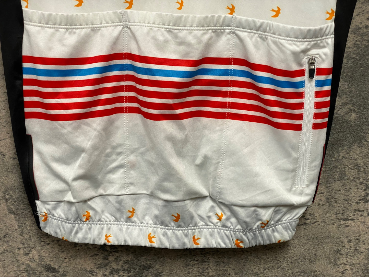 IZ259 R.O.F.cycle 半袖 サイクルジャージ 白 Mサイズ