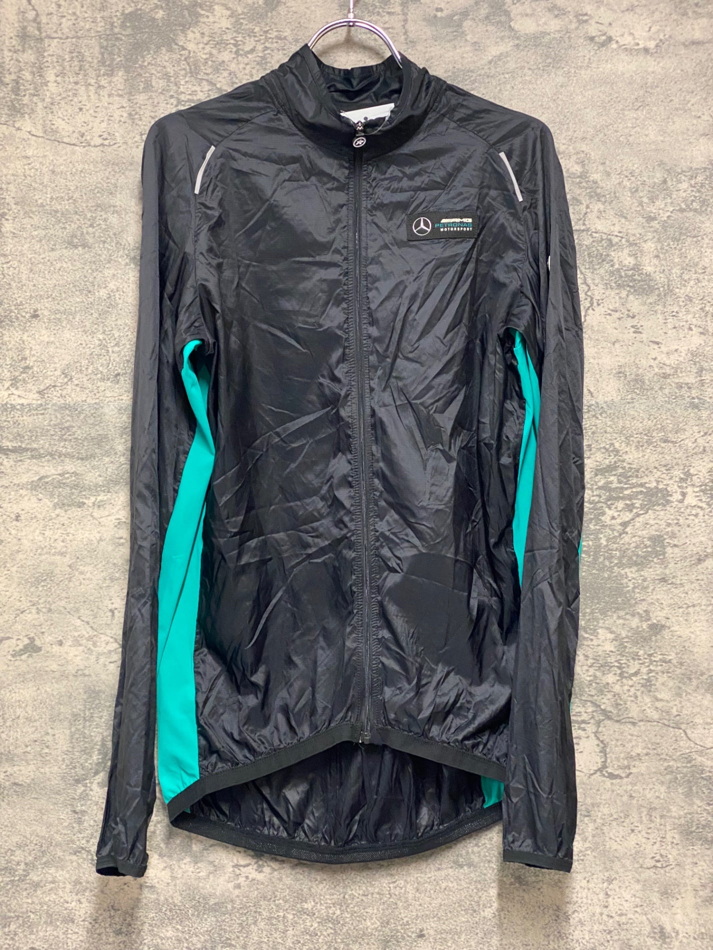 JC037 アソス assos FF1 GT WIND JACKET 長袖 ウインドジャケット 黒 L AMG