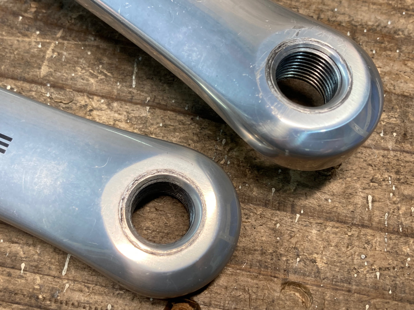 IP827 シマノ SHIMANO デュラエース DURA-ACE FC-7600 クランクアームセット 165mmPCD144 NJS ピスト トラック用