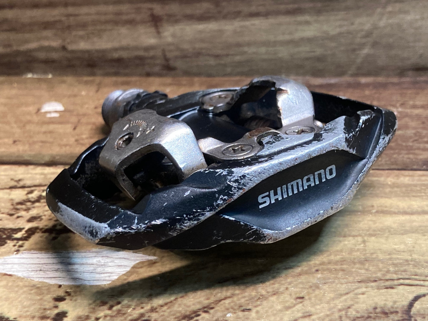 IE128 シマノ SHIMANO PD-M530 ビンディングペダル SPD ガタあり