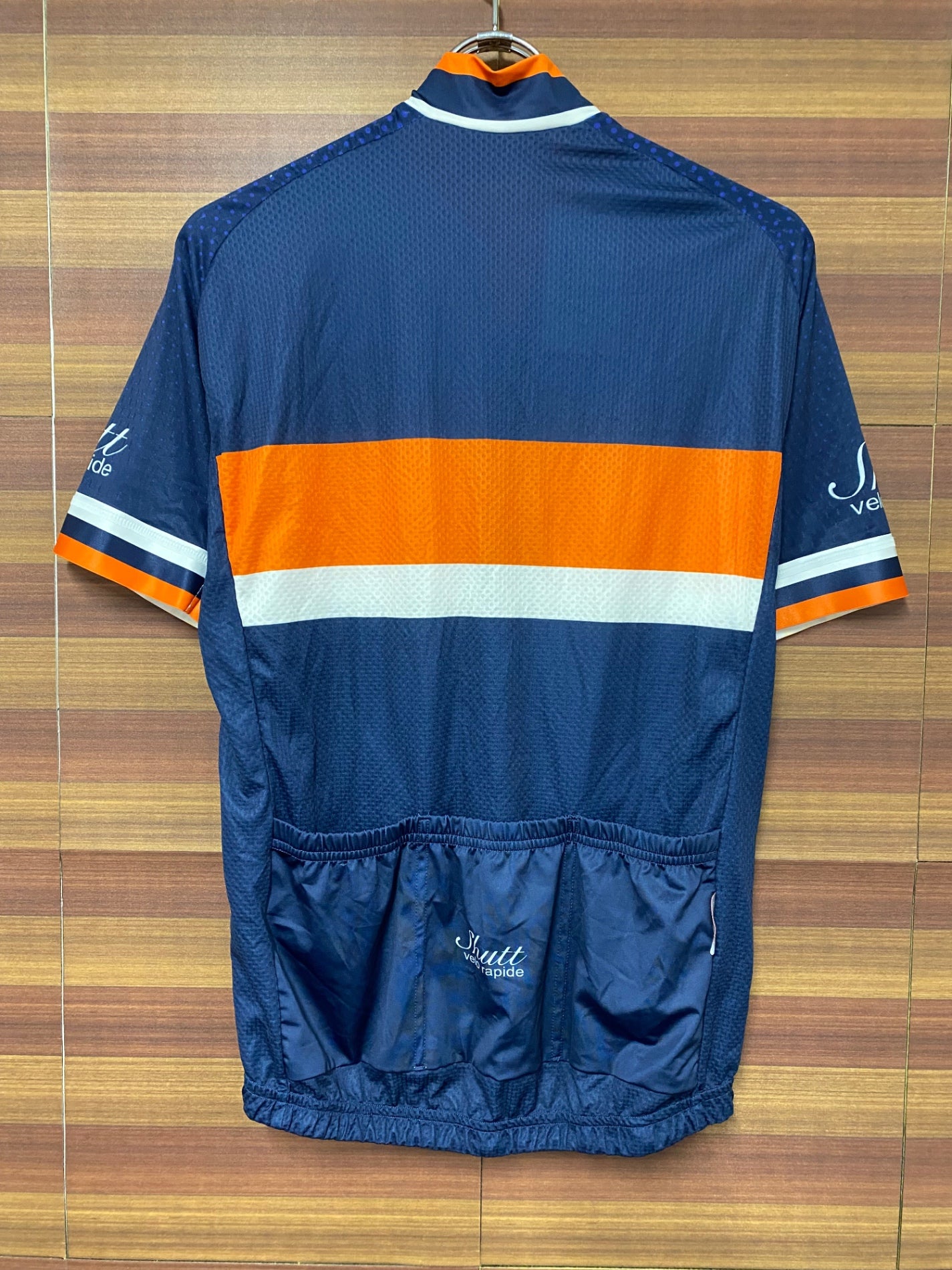 IO551 Shutt velo rapide 半袖 サイクルジャージ 紺 L