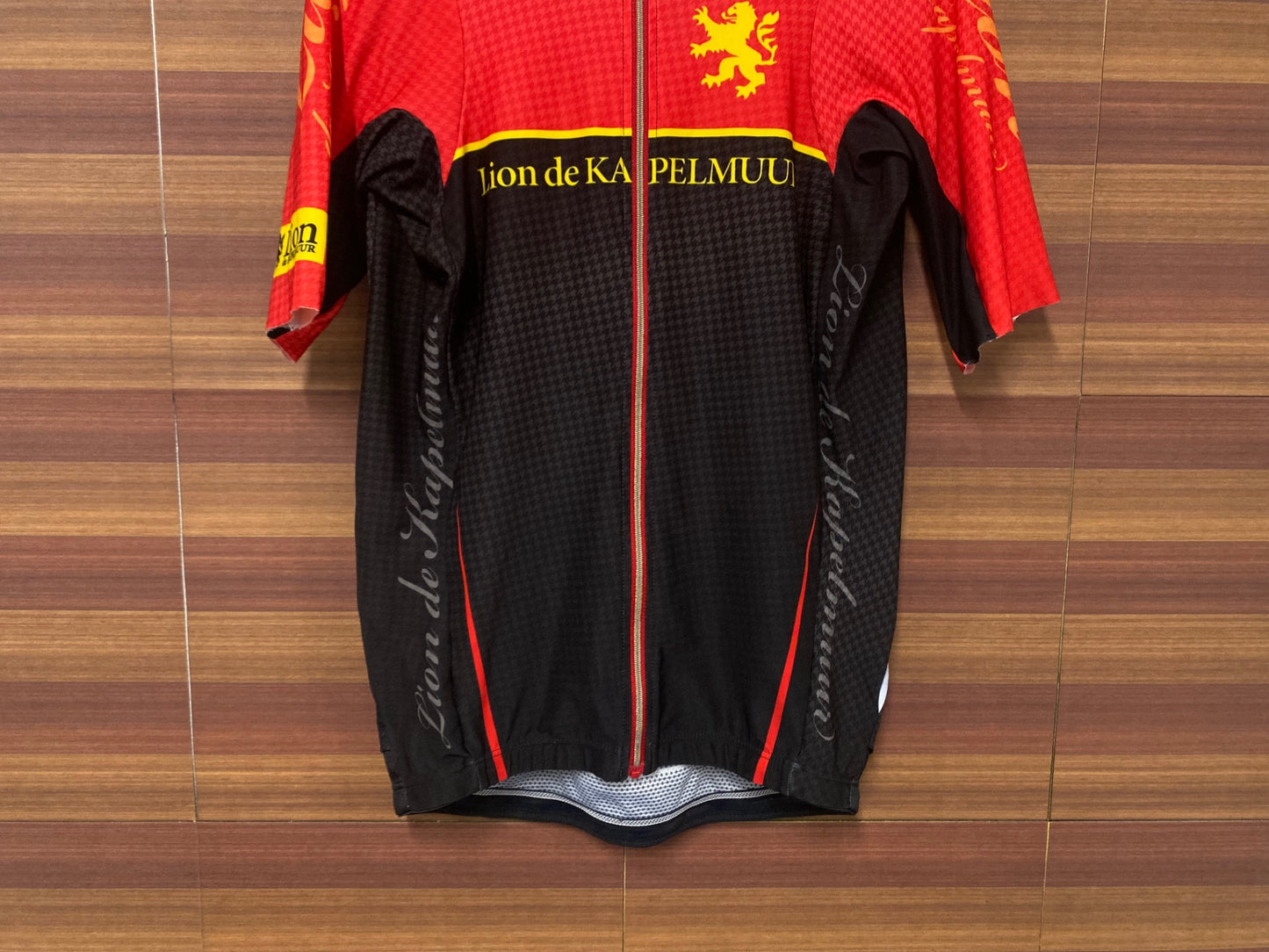 IS270 カペルミュール KAPELMUUR 半袖 サイクルジャージ 赤 黒 XL