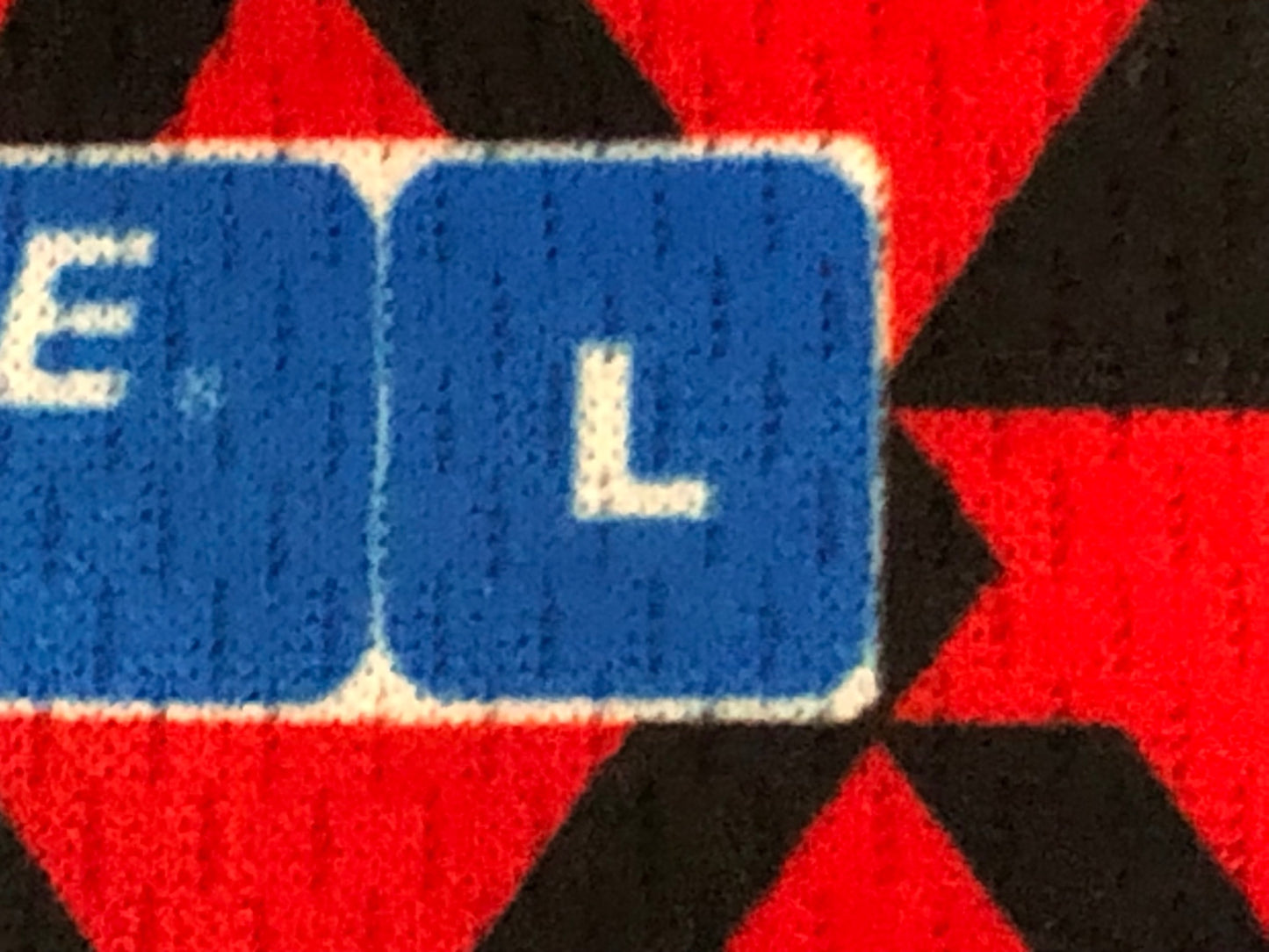 IS990 ウェイブワン WAVE ONE 半袖 サイクルジャージ 黒 赤 L SUPER MYSTERY MAGAZINE 痛ジャージ