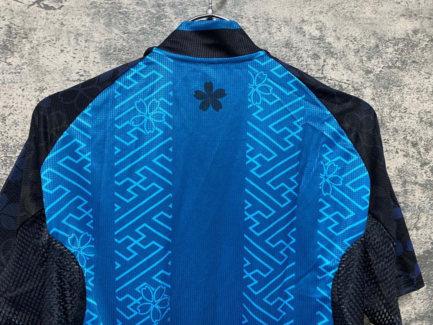 JC245 ビコット BIKOT 半袖 サイクルジャージ 青 黒 M