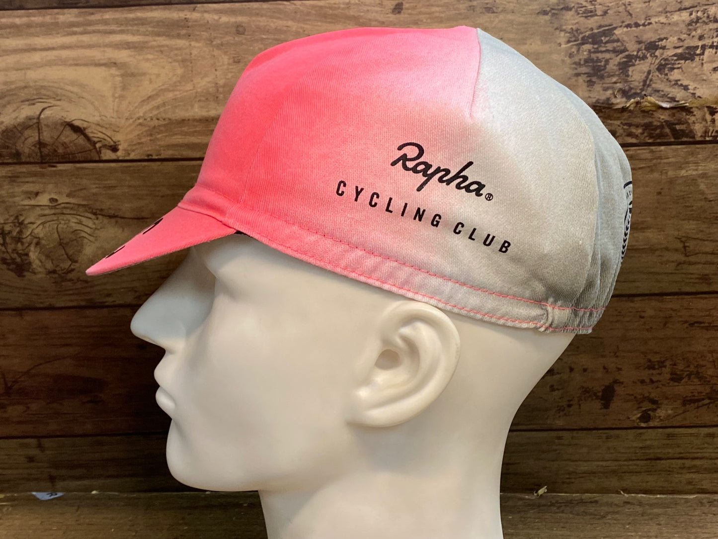 II641 ラファ Rapha RCC MEMBERSHIP CAP サイクルキャップ ピンク グレー ワンサイズ