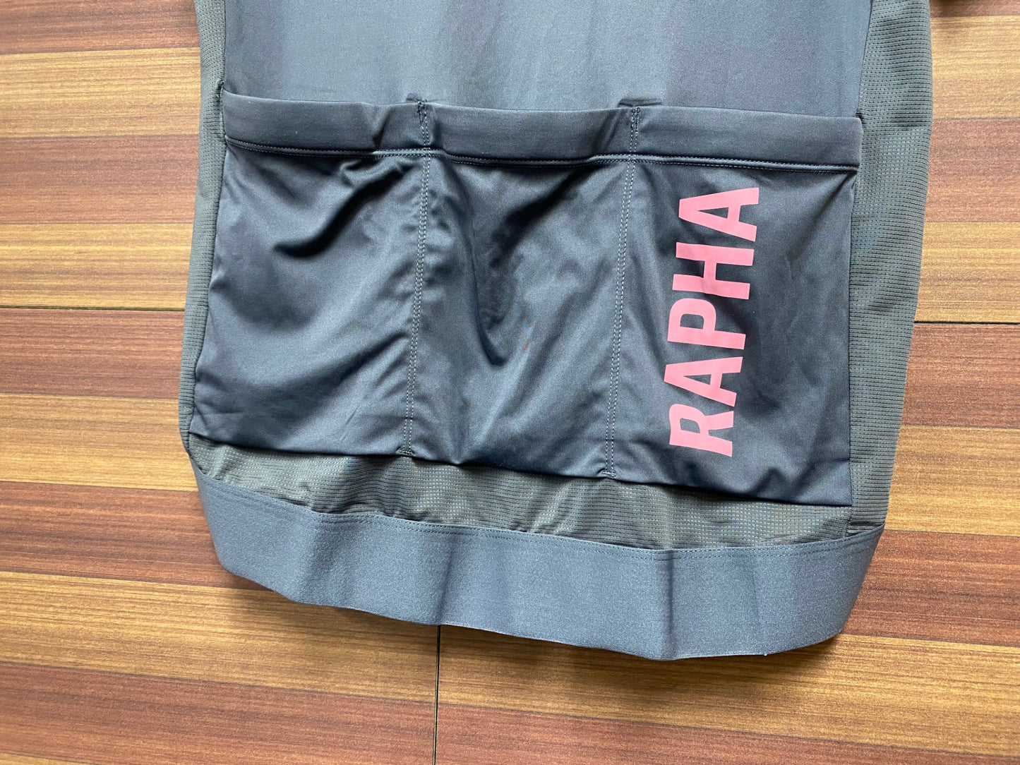 IA055 ラファ Rapha PRO TEAM TRAINING JERSEY 半袖 サイクルジャージ グレー L