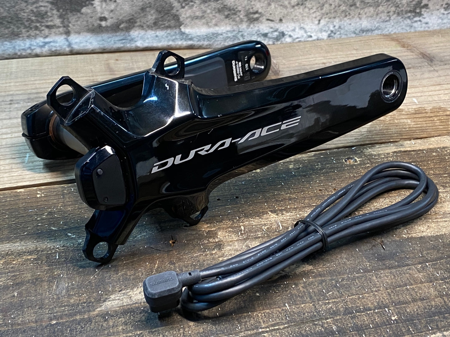 IR767 シマノ SHIMANO デュラエース DURA-ACE FC-R9200-P 両足計測 パワーメーター クランクアーム 170mm TL-FC40 USBケーブル付属 ※接続確認済み