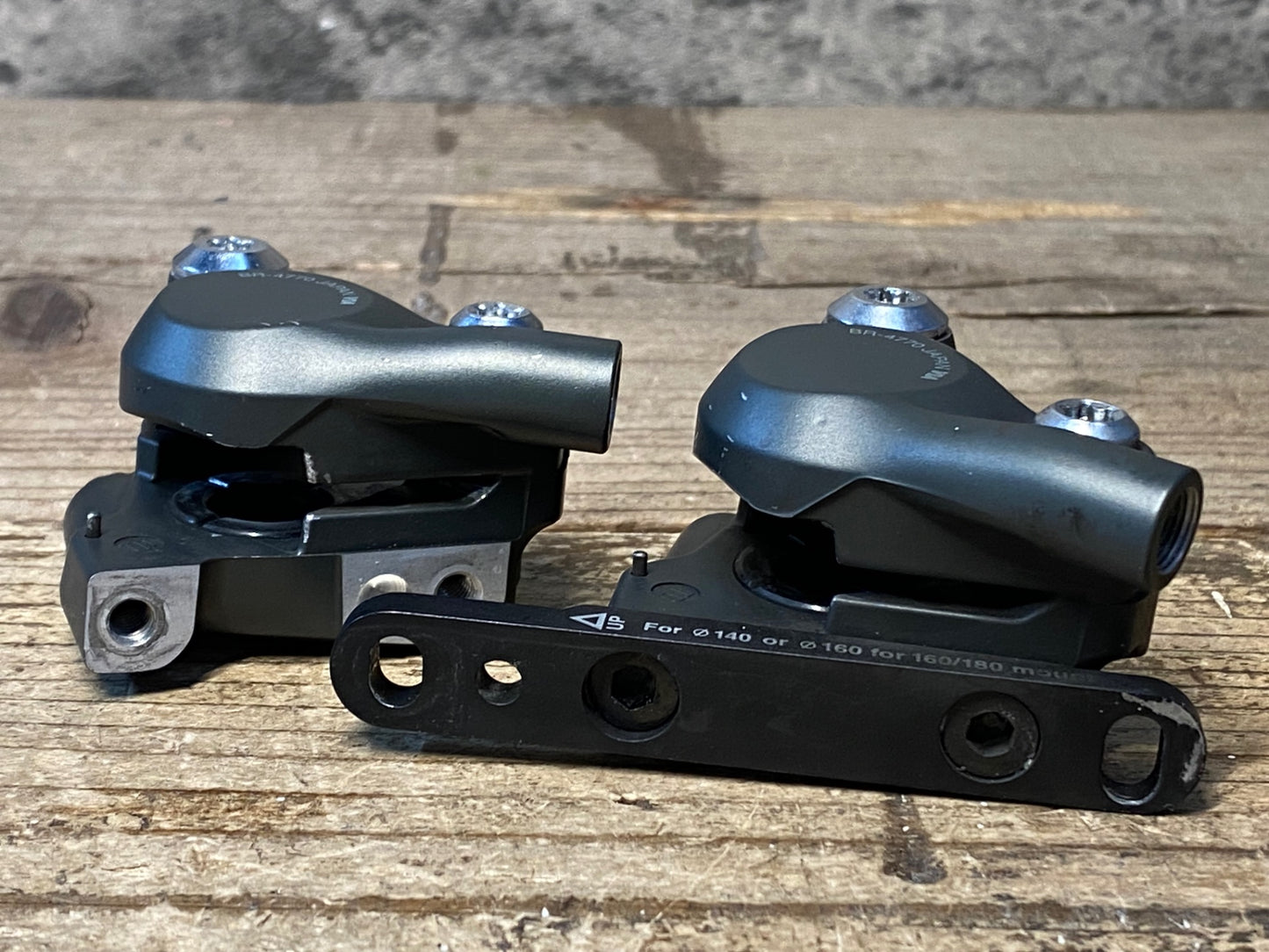 IR014 シマノ SHIMANO ティアグラ TIAGRA BR-4770 油圧 ディスク ブレーキ キャリパー 前後セット