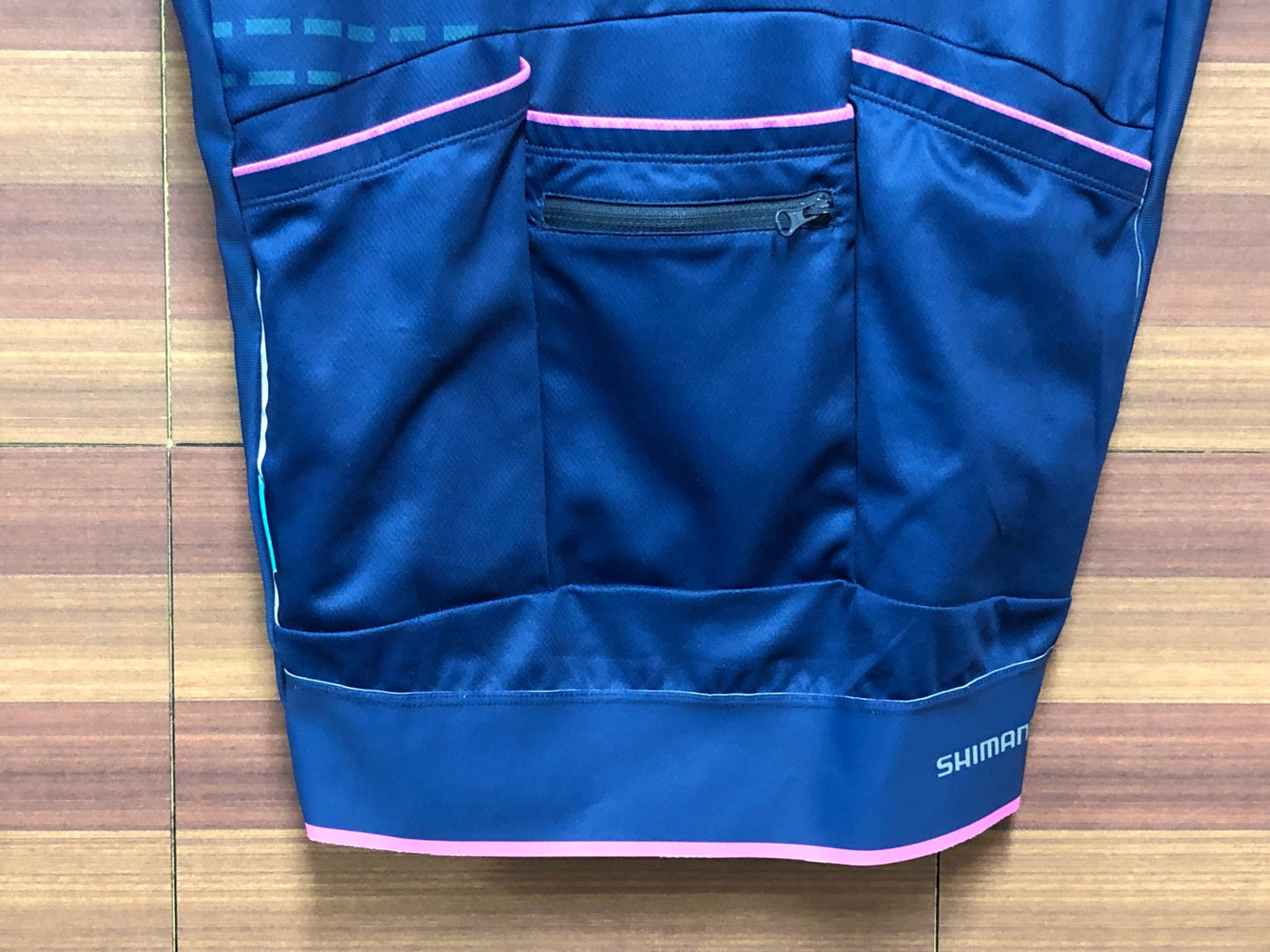 IL998 シマノ SHIMANO 半袖サイクルジャージ 青 ASIA L