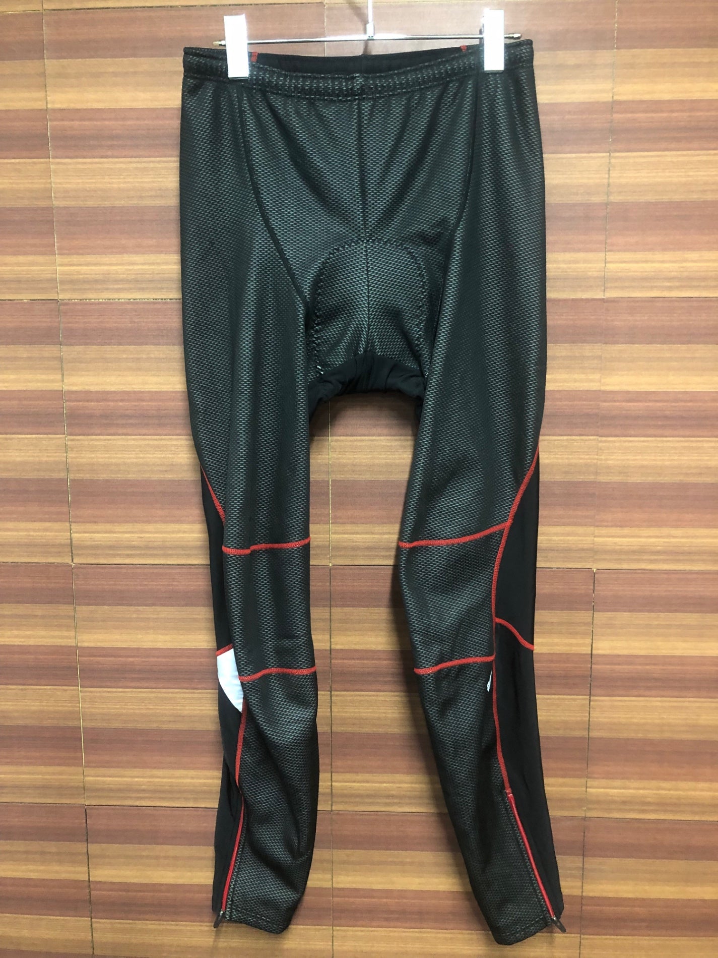 IF301 パールイズミ PEARL iZUMi レーサータイツ 黒 XL 裏起毛 ほつれあり WIND BREAK