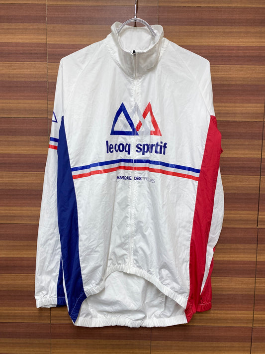 IE716 ルコックスポルティフ le coq sportif 長袖 ウインドブレーカー 白 O