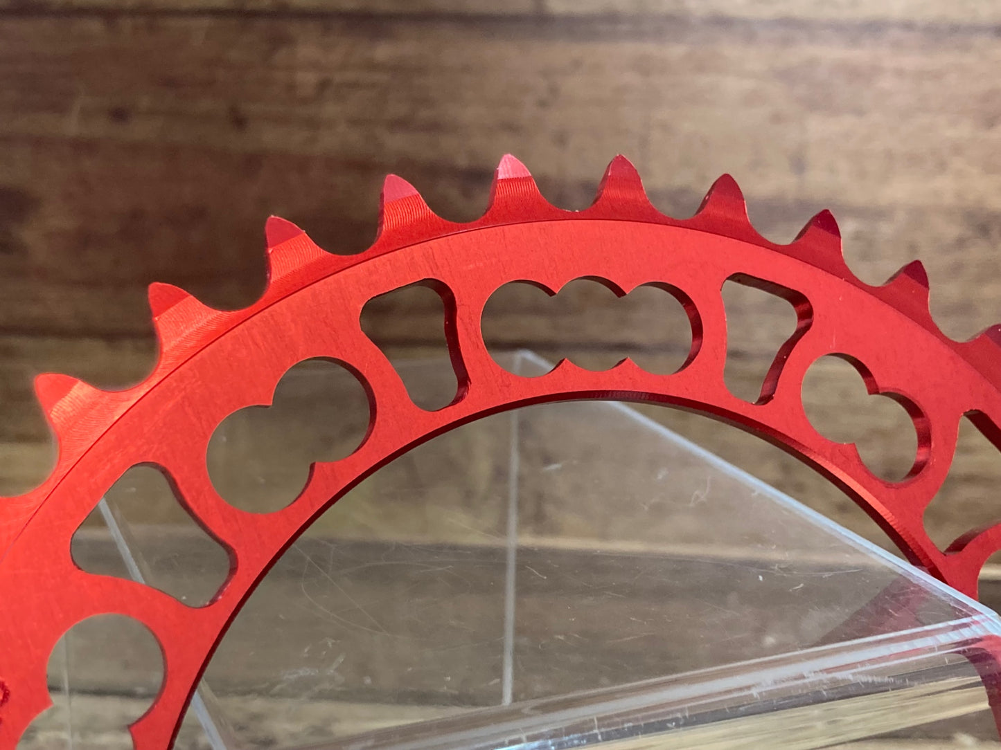 IE819 ローター ROTOR QRINGS 楕円 チェーンリング PCD110 36T RED