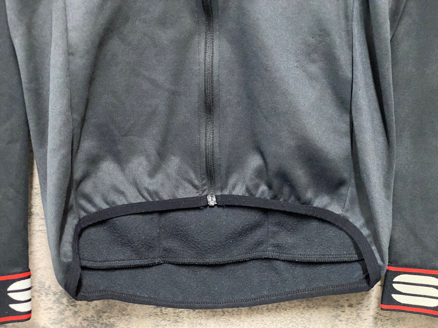 JC090 スポーツフル sportful 長袖 サイクルジャージ 黒 S 裏起毛