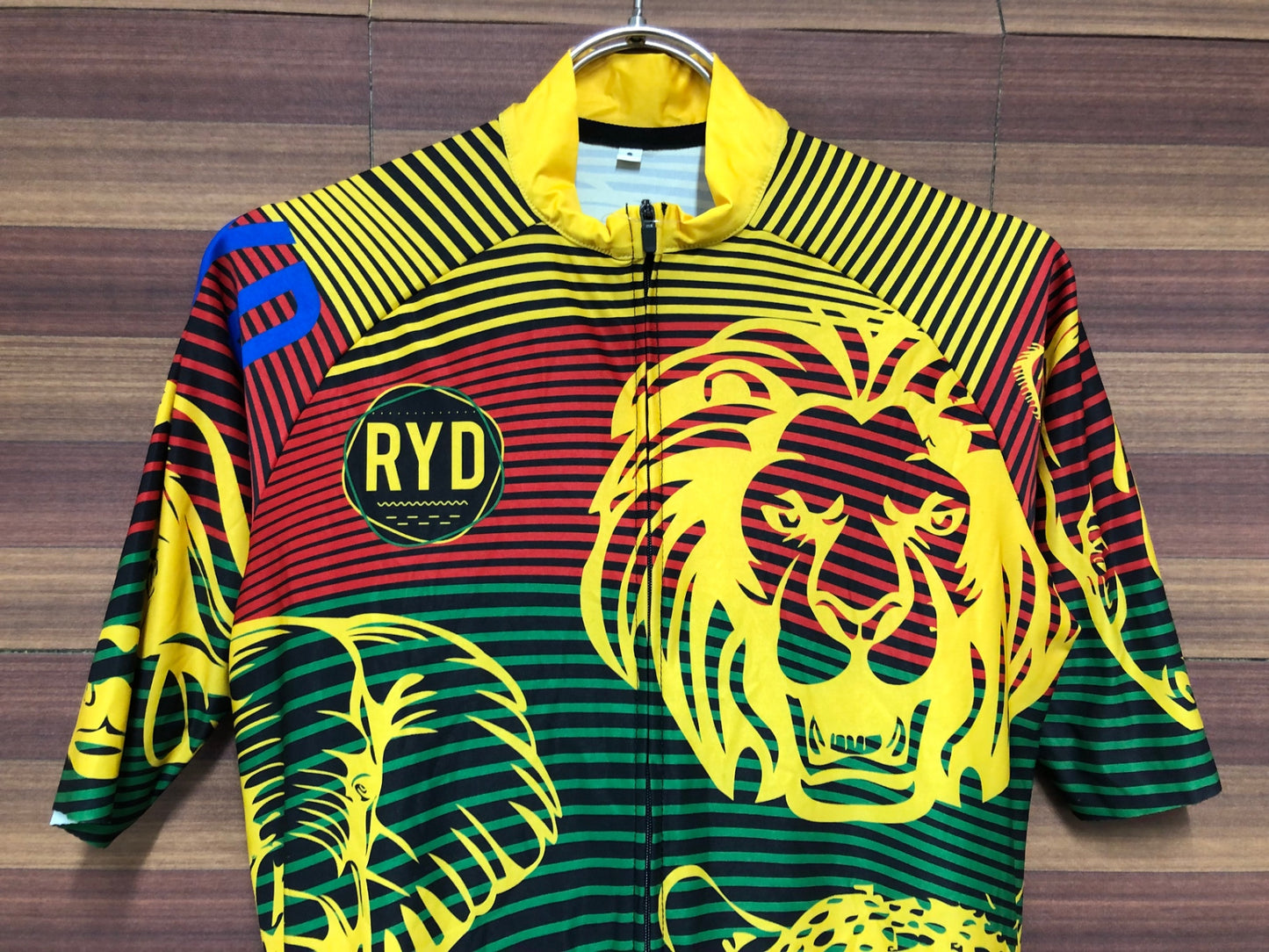 IO350 RYD 半袖 サイクルジャージ 総柄 S