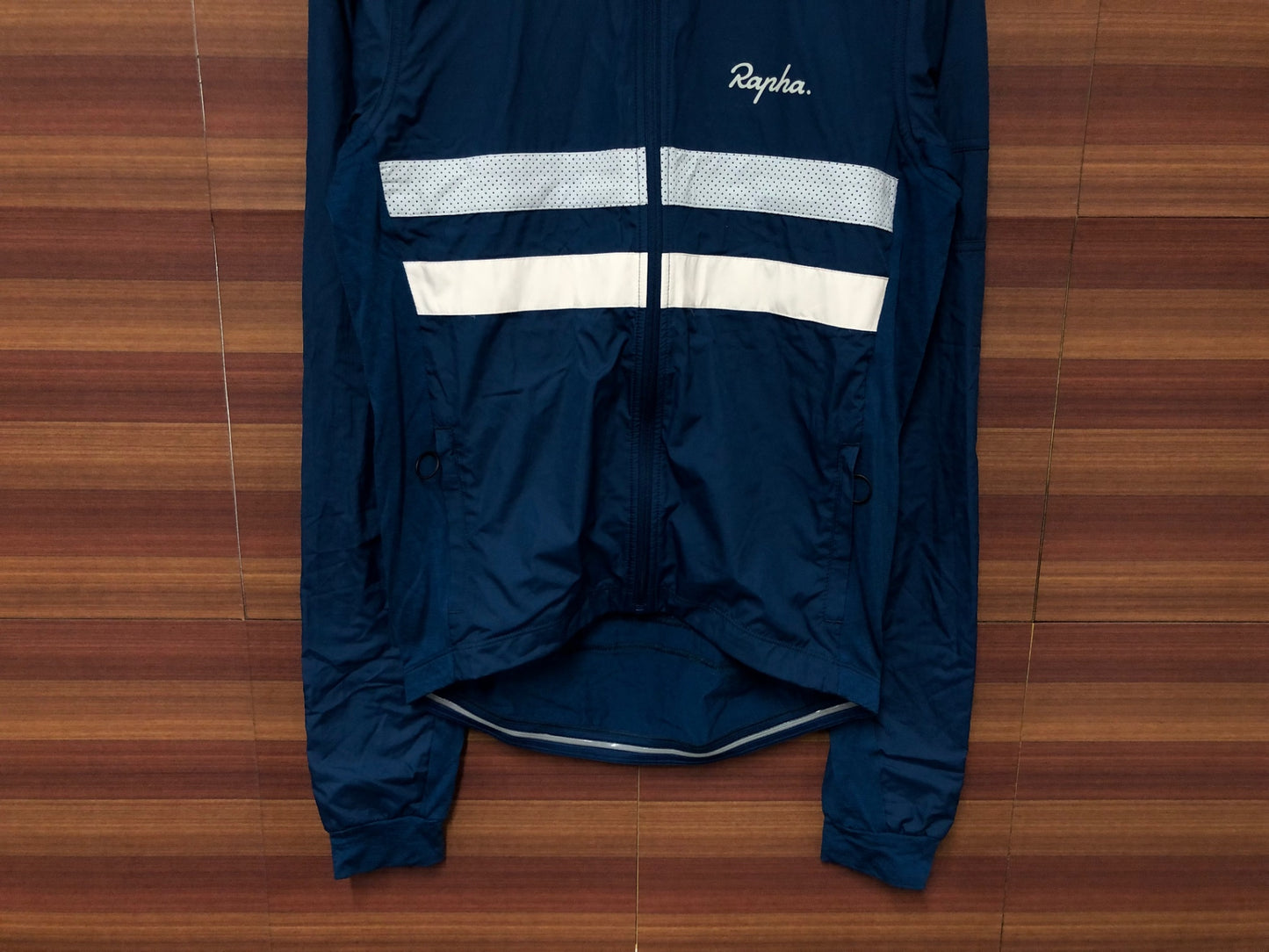 IK679 ラファ Rapha BREVET LONG SLEEVE WINDBLOCK JERSEY 長袖サイクルジャージ 防風 S