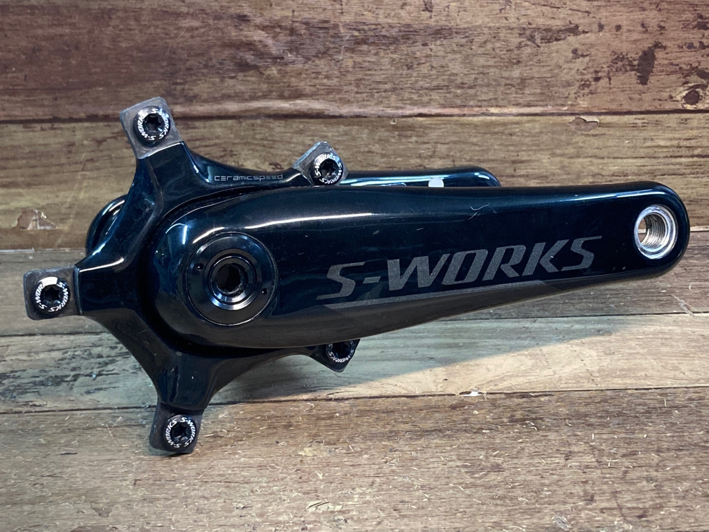 HG185 スペシャライズド SPECIALIZED S-WORKS POWER CRANKS DUAL クランクセット 両側パワーメーター 165mm PCD110 Φ30