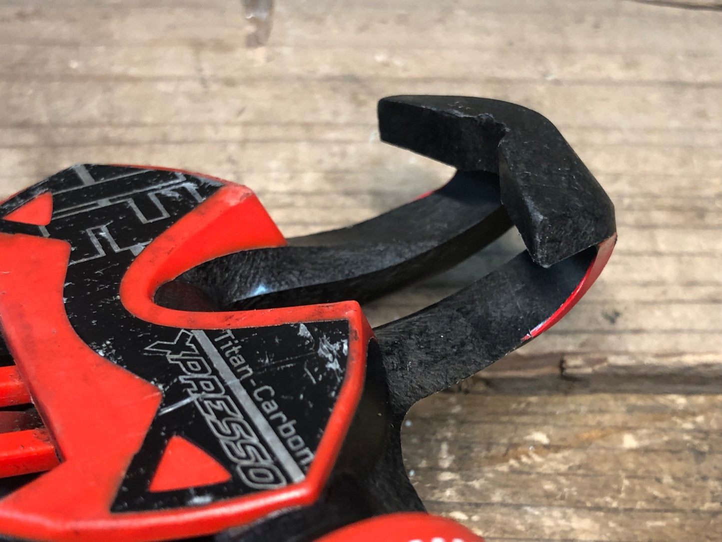 IM959 タイム TIME エクスプレッソ XPRESSO 12 ビンディングペダル カーボン チタンシャフト 黒赤