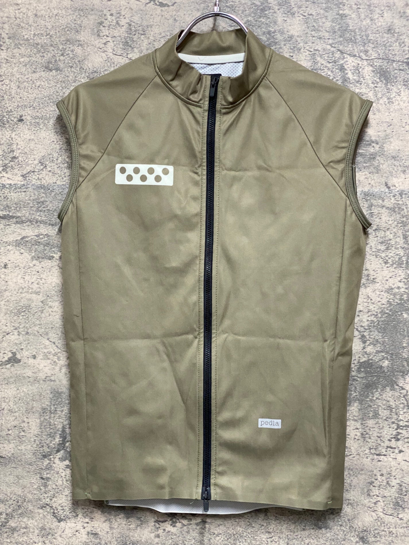 JB494 ペドラ Pedla サイクルベスト ジレ カーキ XS