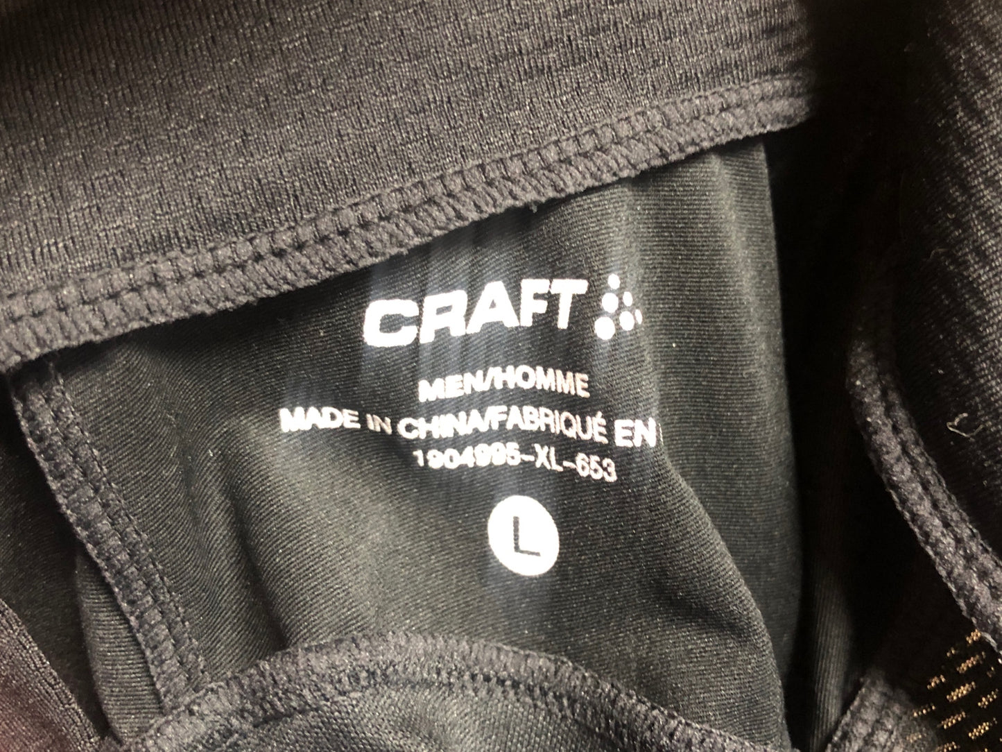 IM882 クラフト CRAFT 半袖 サイクルジャージ L 黒