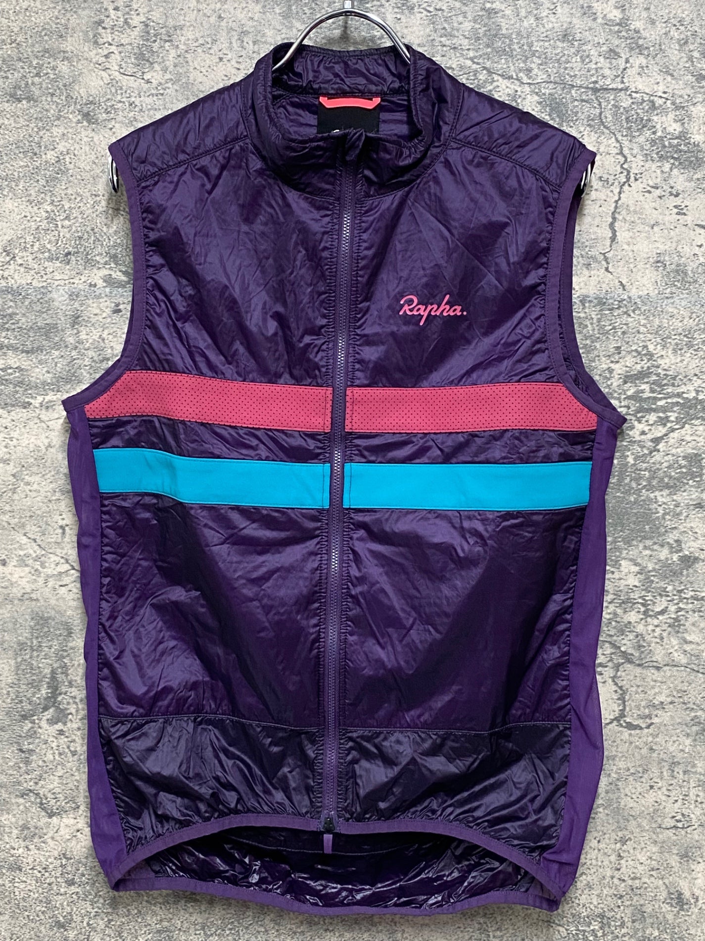 JB012 ラファ Rapha CLASSIC GILET サイクルベスト ジレ 紫 L