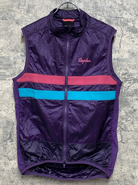 JB012 ラファ Rapha CLASSIC GILET サイクルベスト ジレ 紫 L