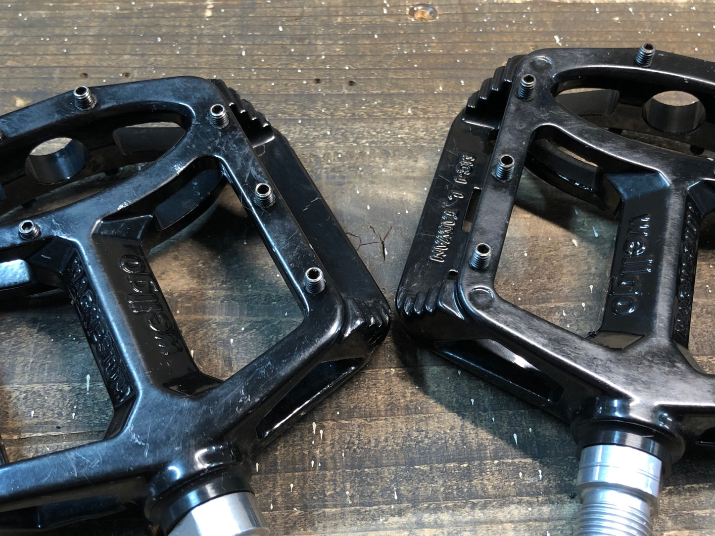 HB495 ウェルゴ wellgo MG-1 フラットペダル 黒