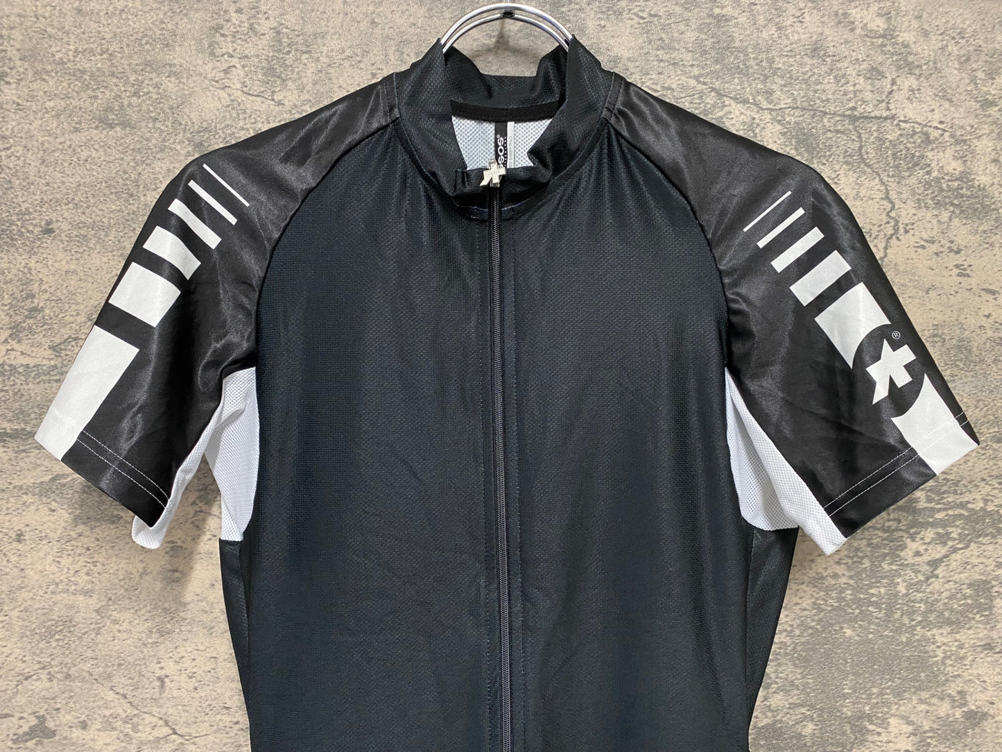 JA743 アソス assos 半袖 サイクルジャージ 黒 白 XS