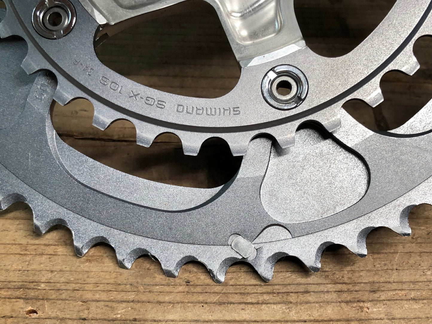 IY850 シマノ SHIMANO FC-R700 クランクセット シルバー 170mm 50/34T