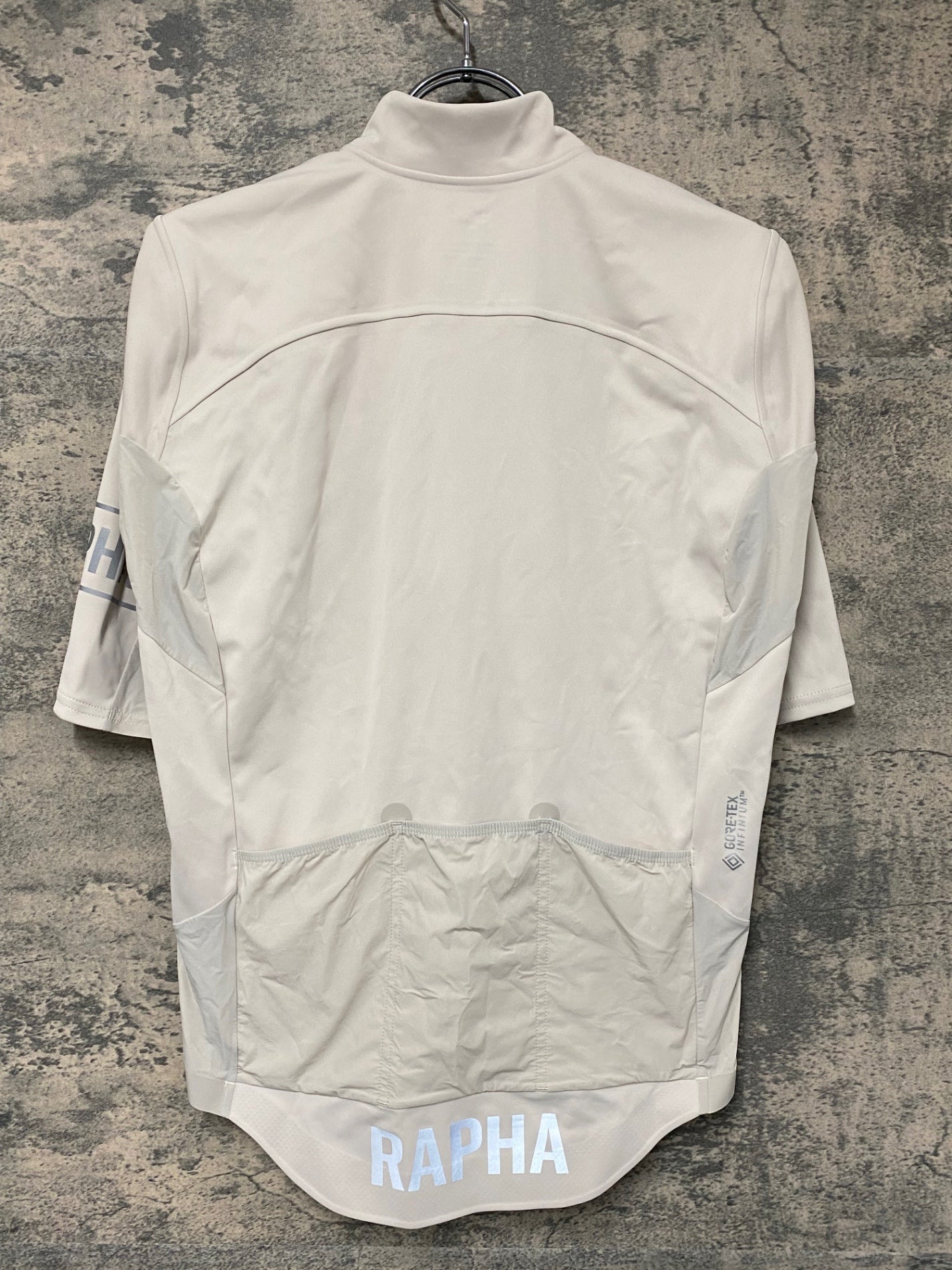 JA802 ラファ Rapha MEN'S PRO TEAM WINDSTOPPER JERSEY 半袖 サイクルジャージ 白 M GORE-TEX INFINIUM