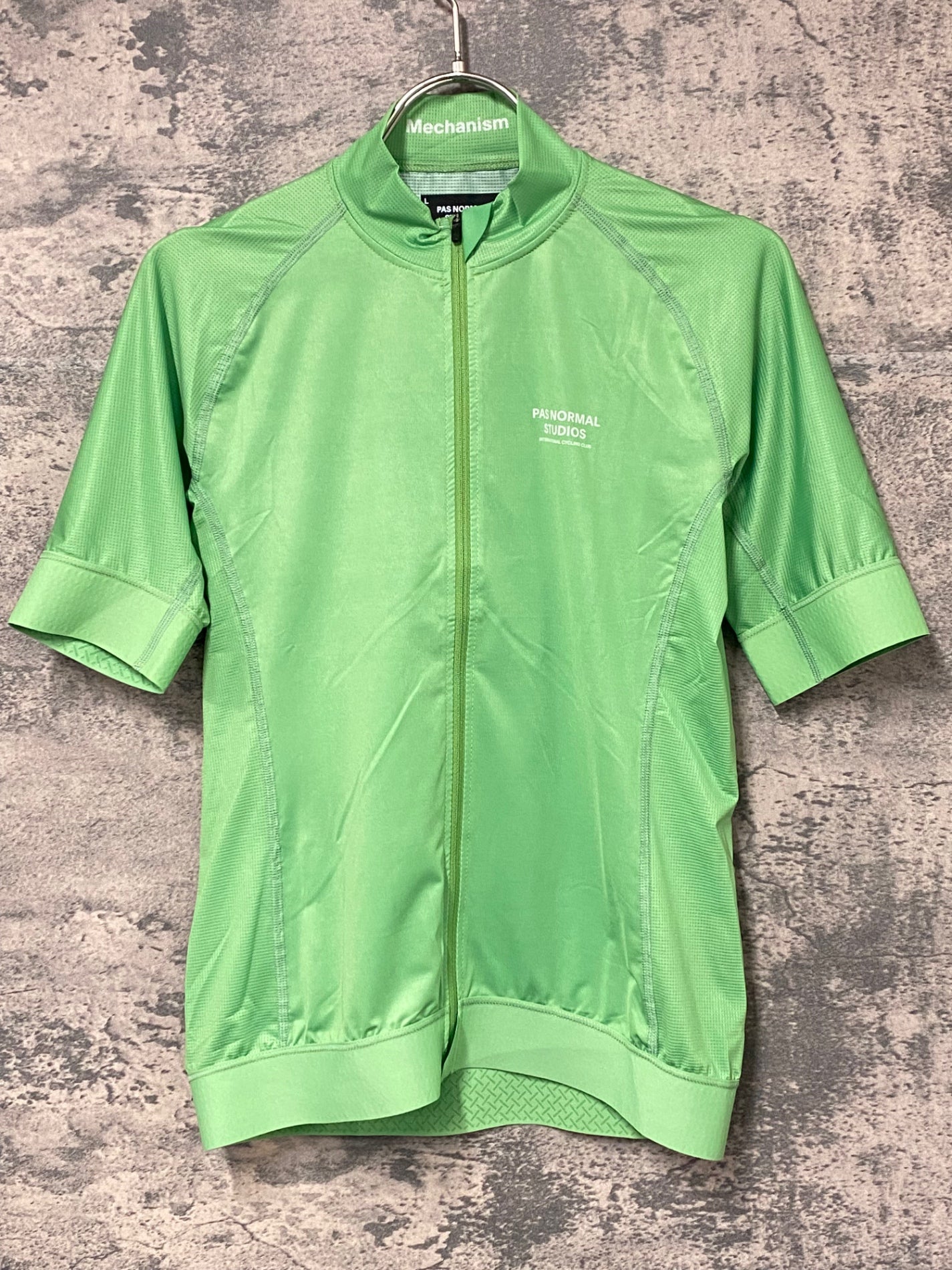 JC416 パスノーマルスタジオ Pas Normal Studios | Men's Mechanism Jersey 半袖 サイクルジャージ グリーン L