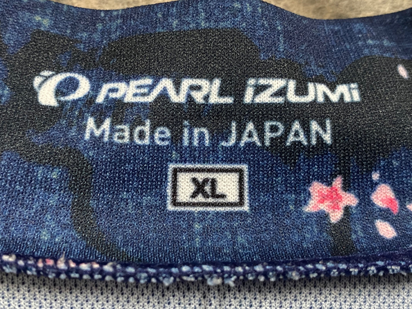 JB661 パールイズミ PEARL iZUMi 半袖 サイクルジャージ 紺 桜 XL