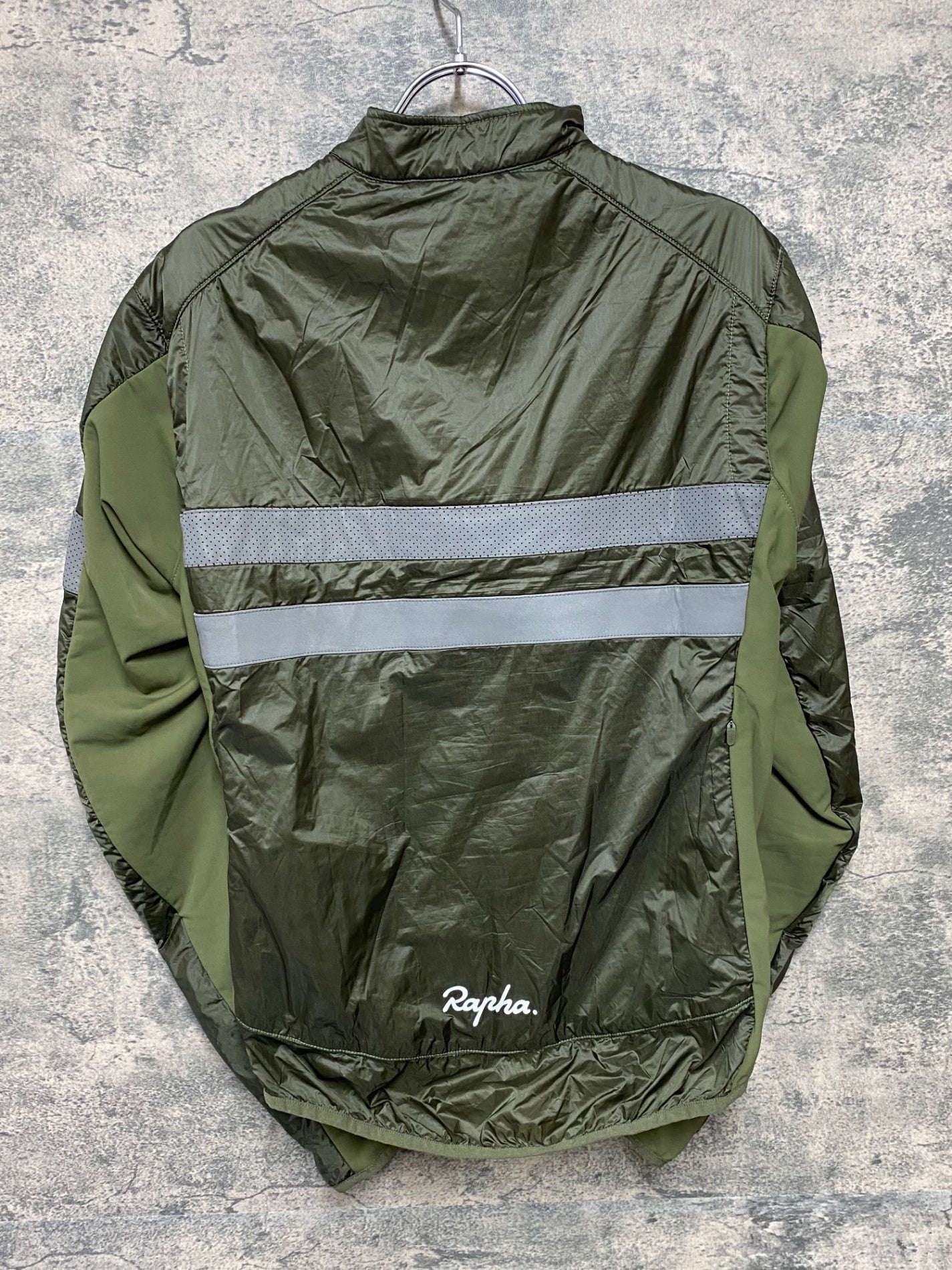 IZ690 ラファ Rapha BREVET INSULATED JACKET 長袖 サイクルジャケット 緑 S