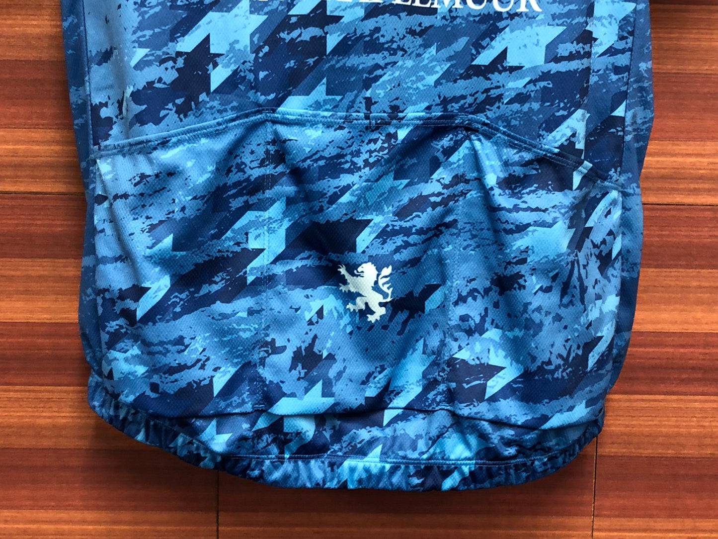 IR546 リオンドカペルミュール Lion de KAPELMUUR 半袖 サイクルジャージ 青 XL