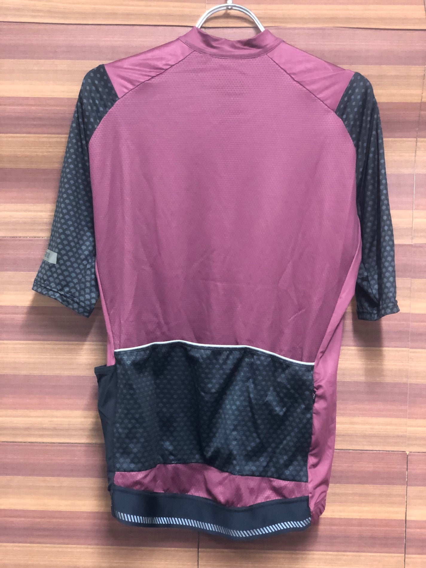 IN414 シマノ SHIMANO 半袖 サイクルジャージ ワインレッド L