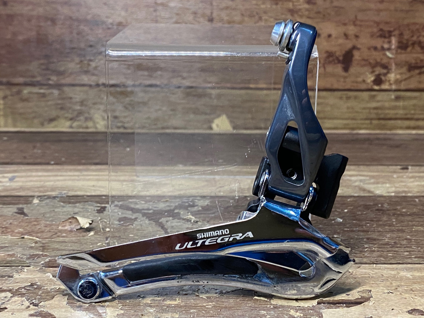 HZ894 シマノ SHIMANO アルテグラ ULTEGRA FD-6800 フロントディレイラー 2S 直付け ※取付けボルト、ワッシャー欠品