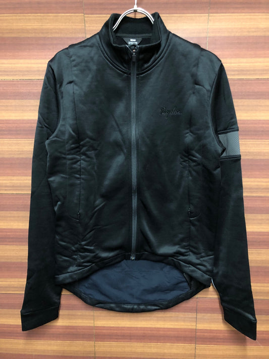 IR649 ラファ Rapha PRO TEAM LONG SLEEVE TRAINING JERSEY 長袖サイクルジャージ M 黒グレー