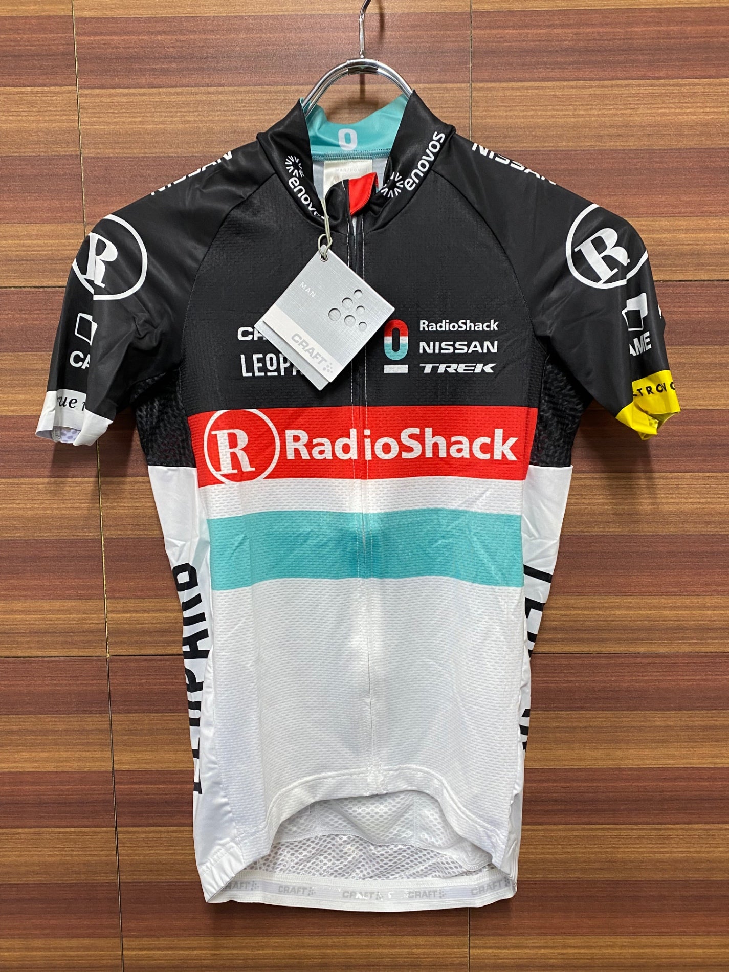 IT225 クラフト CRAFT 半袖 サイクルジャージ 黒 白 S 未使用品 ※保管に伴う染みあり