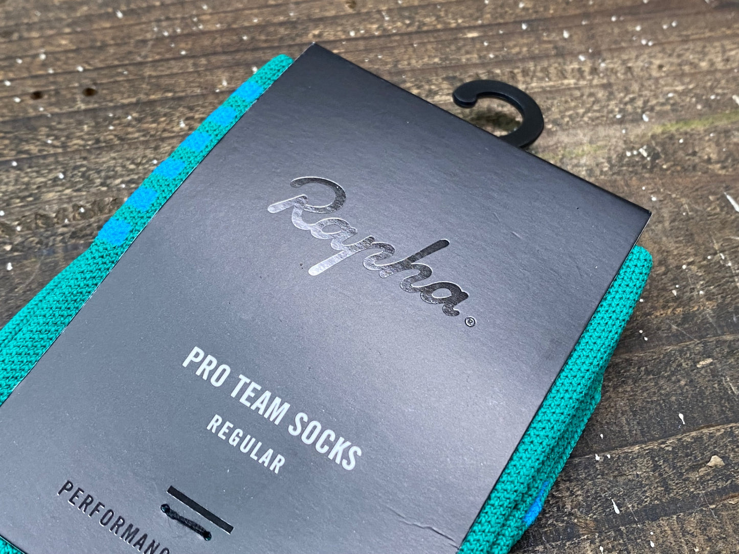 IO472 ラファ RAPHA プロチーム ウィンター PRO TEAM ソックス 靴下 緑 Regular 未使用品